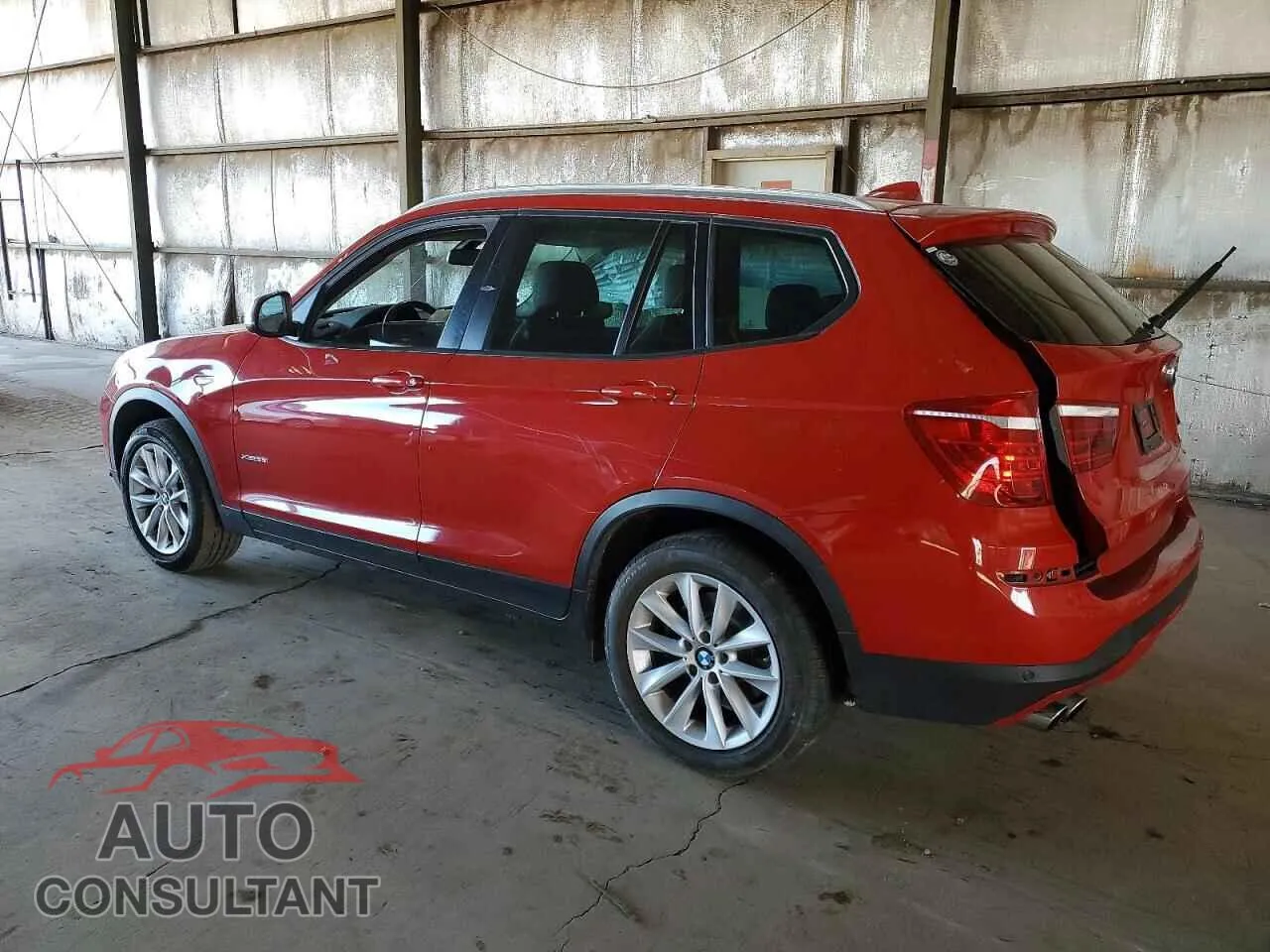 2017 BMW X3 Damaged VIN 5UXWX9C54H0T04248 – rear exterior