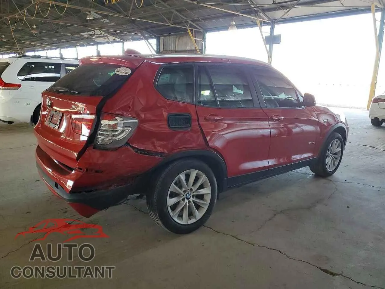 2017 BMW X3 Damaged VIN 5UXWX9C54H0T04248 – side profile