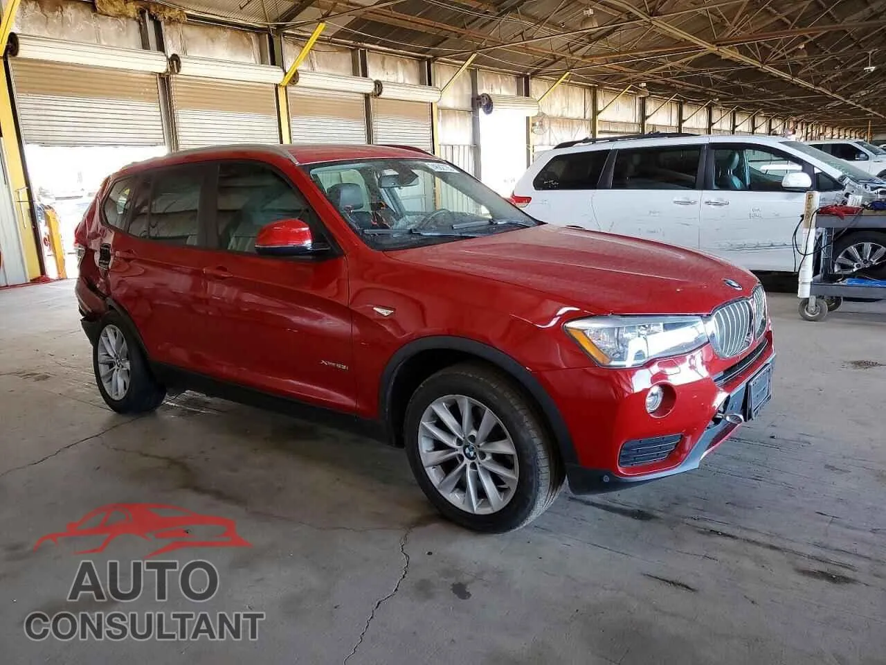 2017 BMW X3 Damaged VIN 5UXWX9C54H0T04248 – dashboard