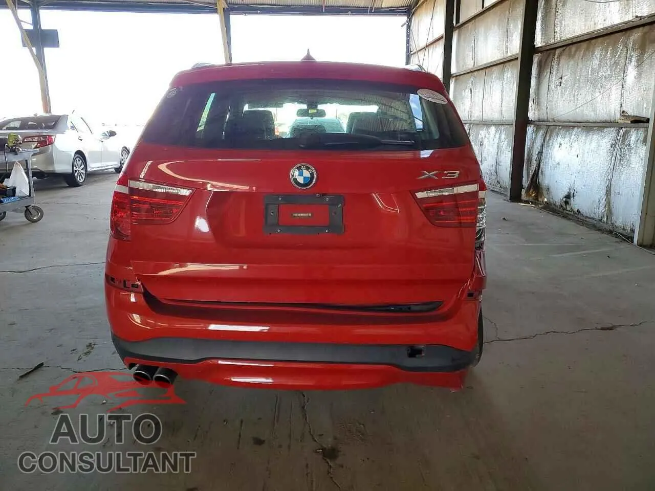 2017 BMW X3 Damaged VIN 5UXWX9C54H0T04248 – engine bay