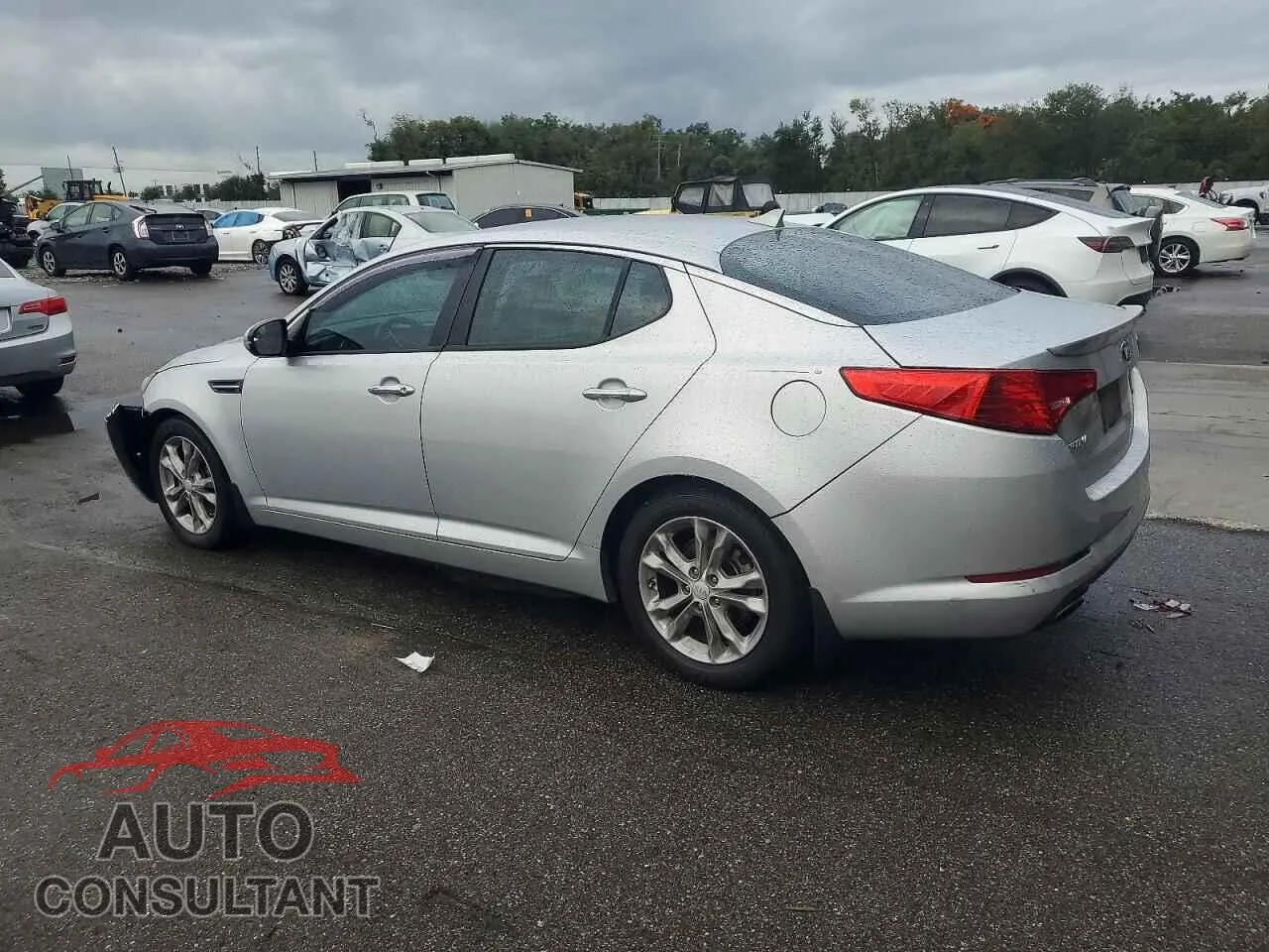 2013 KIA OPTIMA Damaged VIN 5XXGM4A75DG181039 – rear exterior