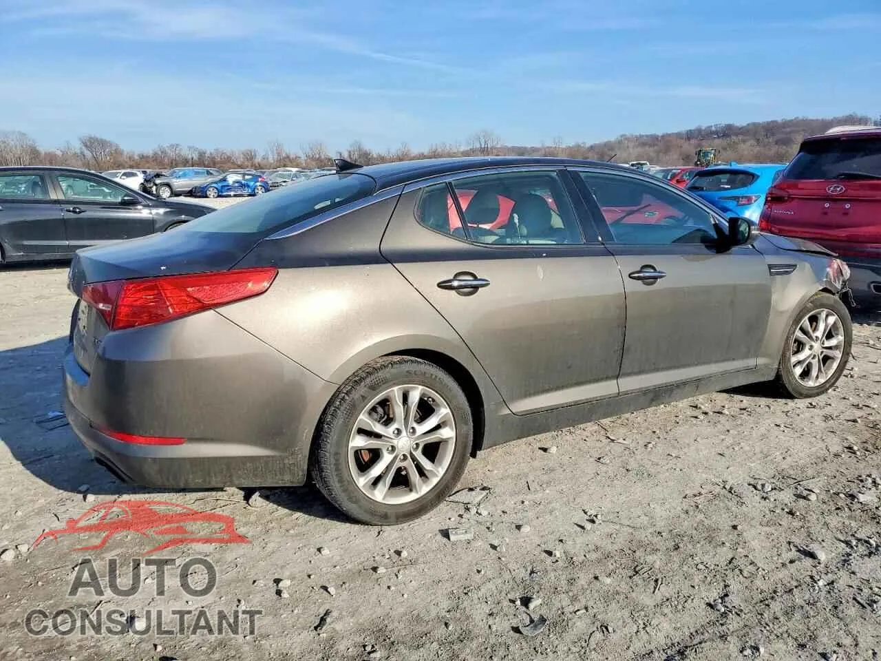 2013 KIA OPTIMA Damaged VIN 5XXGN4A79DG255236 – side profile