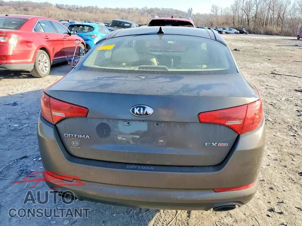 2013 KIA OPTIMA Damaged VIN 5XXGN4A79DG255236 – engine bay