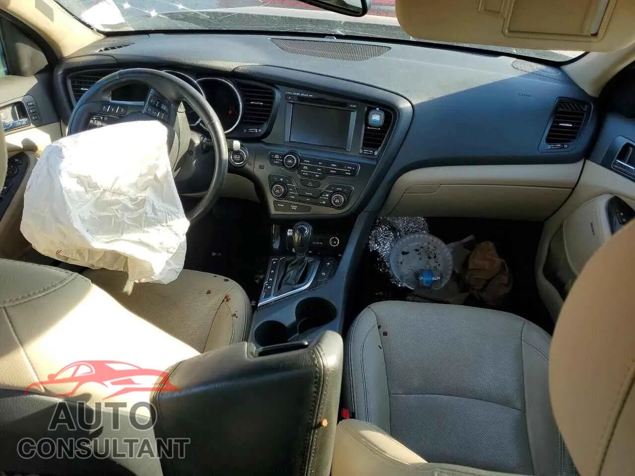 2013 KIA OPTIMA Damaged VIN 5XXGN4A79DG255236 – undercarriage