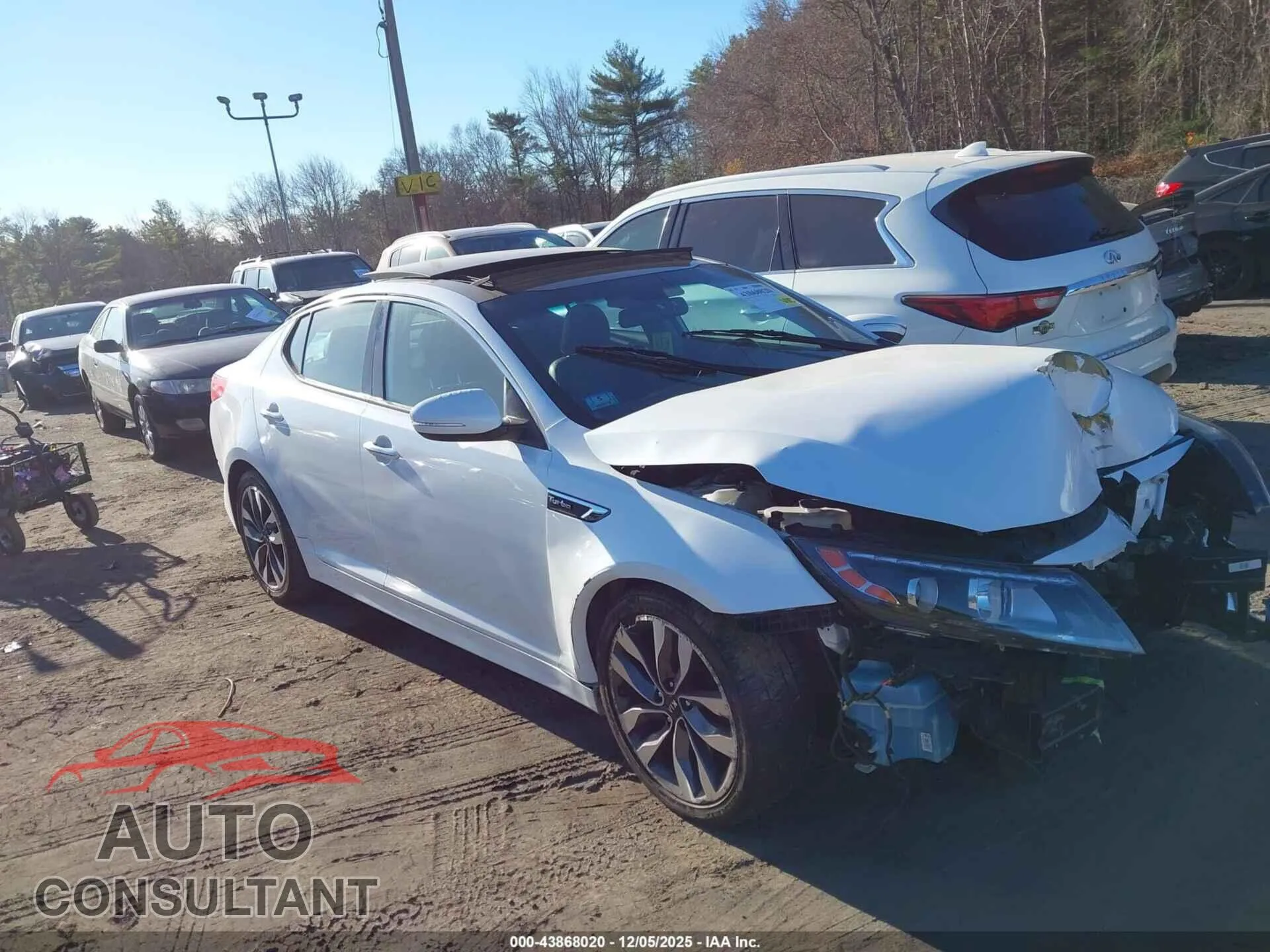 2015 KIA OPTIMA VIN 5XXGR4A63FG459934
