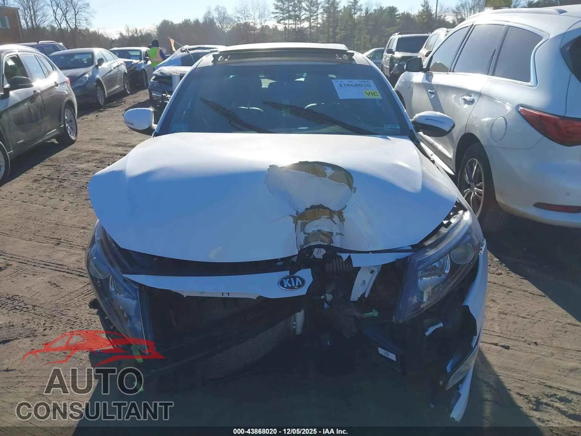 2015 KIA OPTIMA Damaged VIN 5XXGR4A63FG459934 – photo 12