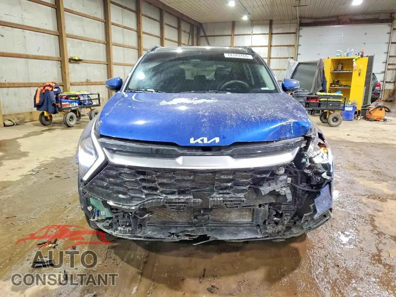 2023 KIA SPORTAGE Damaged VIN 5XYK4CAF3PG120560 – interior seats