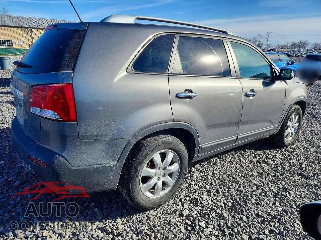 2012 KIA SORENTO Damaged VIN 5XYKT3A65CG286298 – side profile