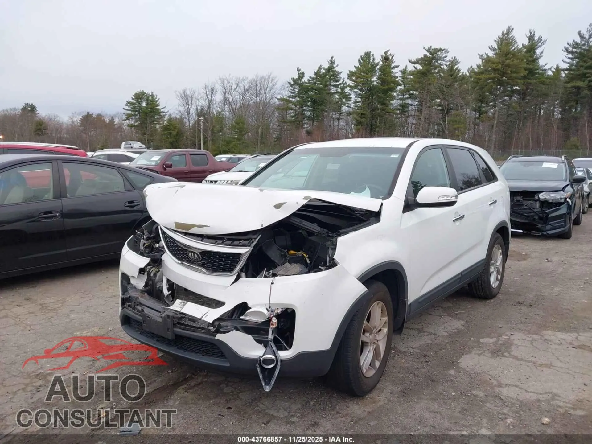 2015 KIA SORENTO Damaged VIN 5XYKT3A65FG648313 – rear exterior