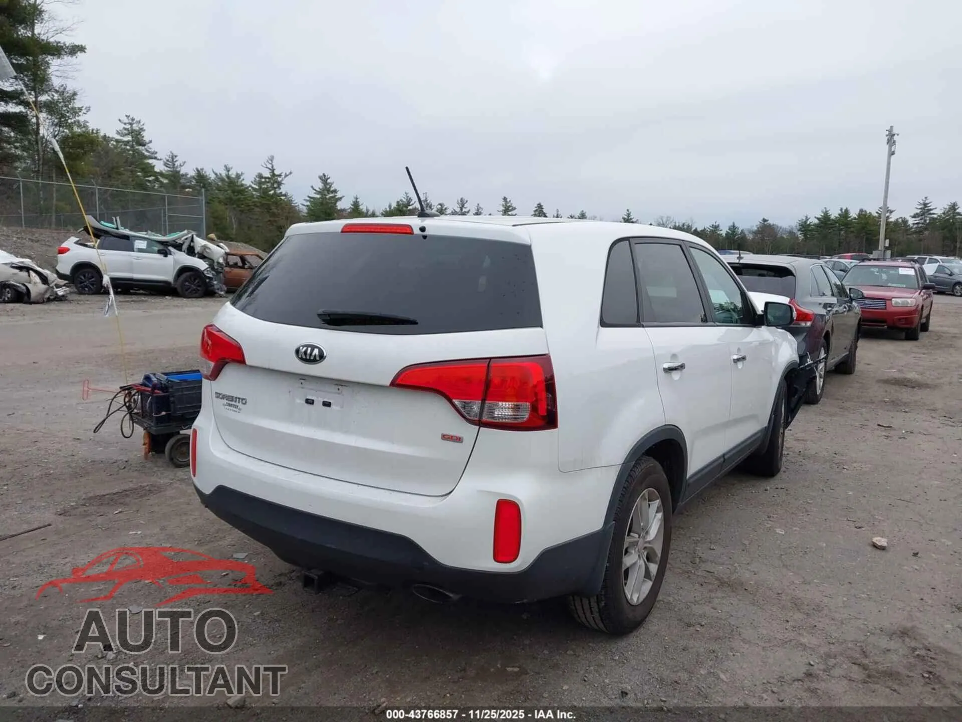 2015 KIA SORENTO Damaged VIN 5XYKT3A65FG648313 – dashboard