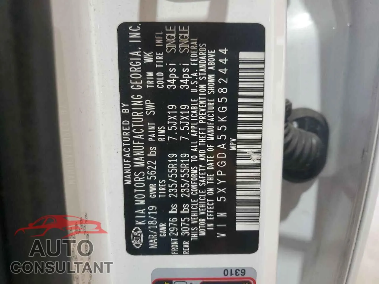 2019 KIA SORENTO Damaged VIN 5XYPGDA55KG582444 – photo 13 2019 KIA SORENTO Damaged VIN 5XYPGDA55KG582444 – photo 13