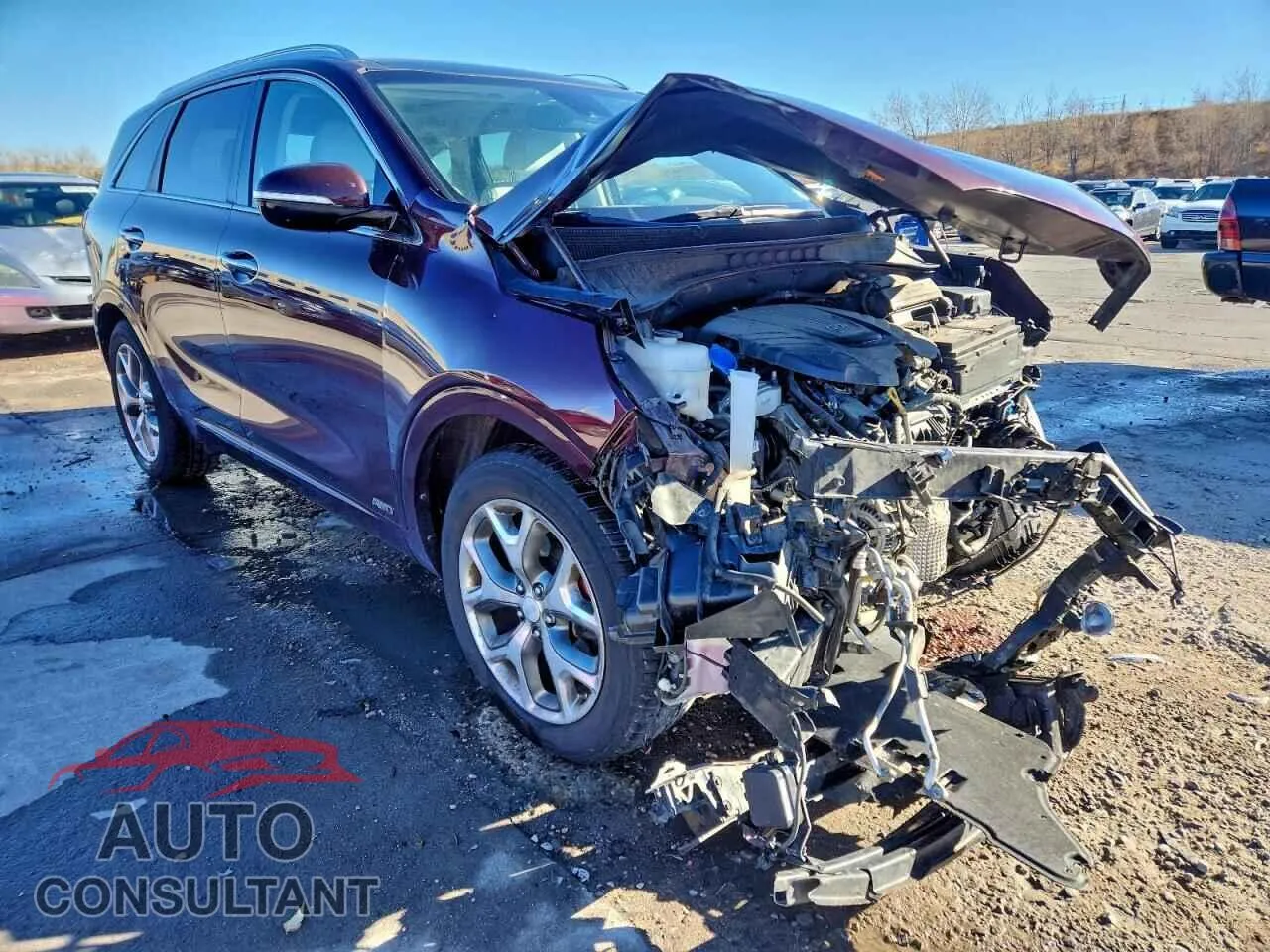 2018 KIA SORENTO Damaged VIN 5XYPKDA58JG361000 – dashboard