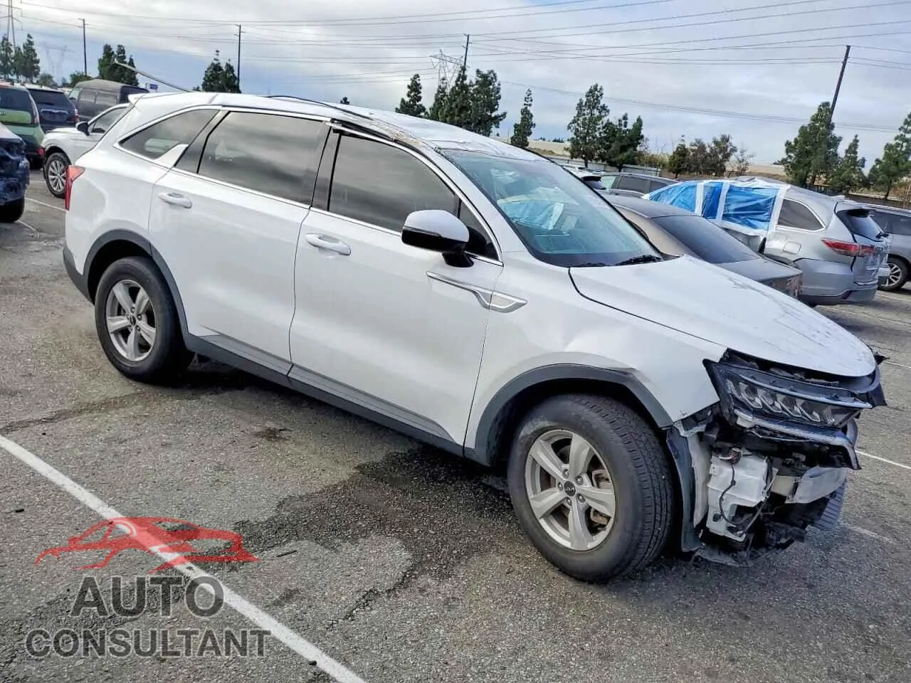 2022 KIA SORENTO Damaged VIN 5XYRG4LC6NG119057 – dashboard