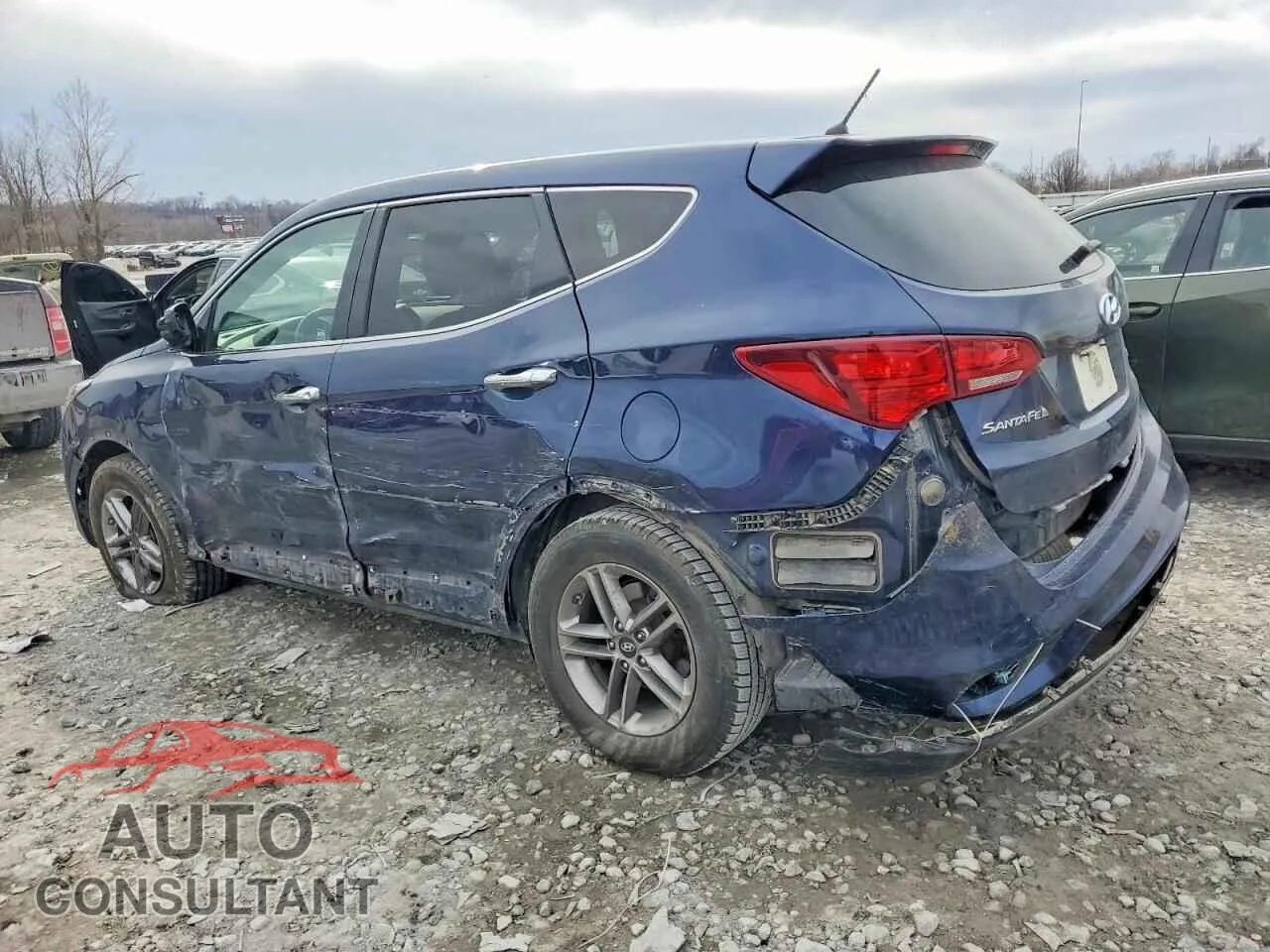 2018 HYUNDAI SANTA FE Damaged VIN 5XYZT3LB3JG526244 – rear exterior 2018 HYUNDAI SANTA FE Damaged VIN 5XYZT3LB3JG526244 – rear exterior