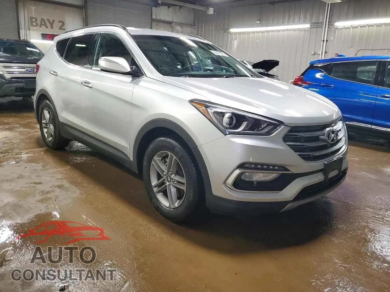 2017 HYUNDAI SANTA FE Damaged VIN 5XYZU3LB1HG382247 – dashboard