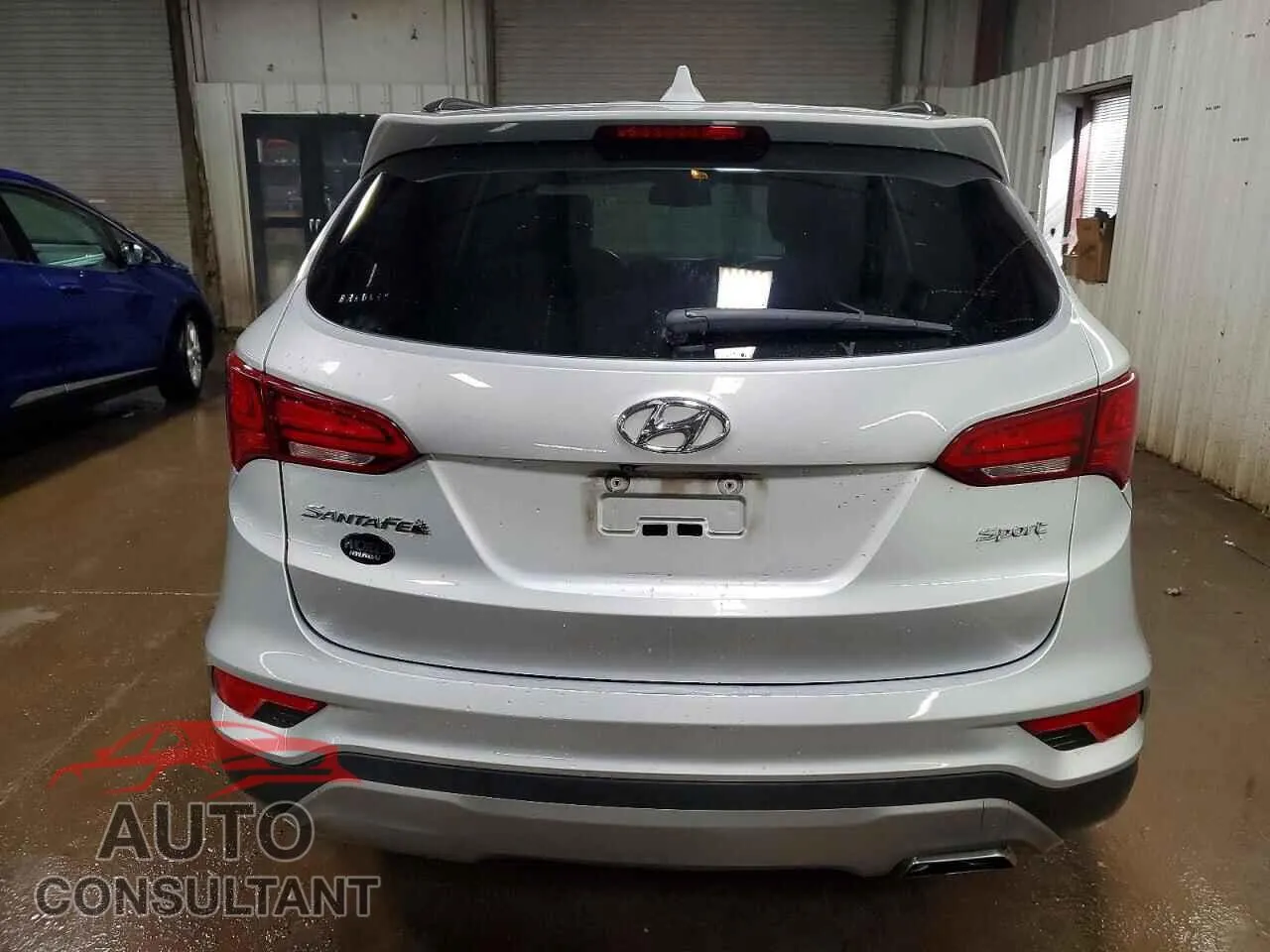 2017 HYUNDAI SANTA FE Damaged VIN 5XYZU3LB1HG382247 – engine bay