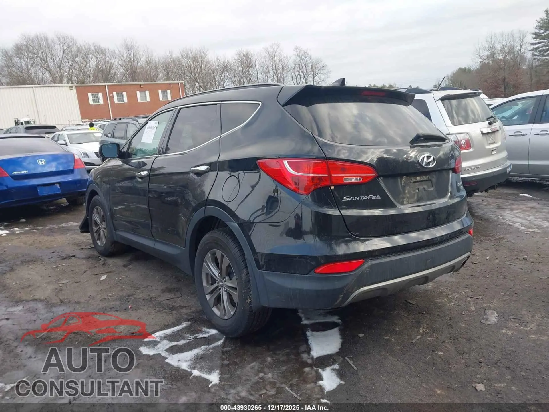 2014 HYUNDAI SANTA FE SPORT Damaged VIN 5XYZUDLB6EG154245 – side profile