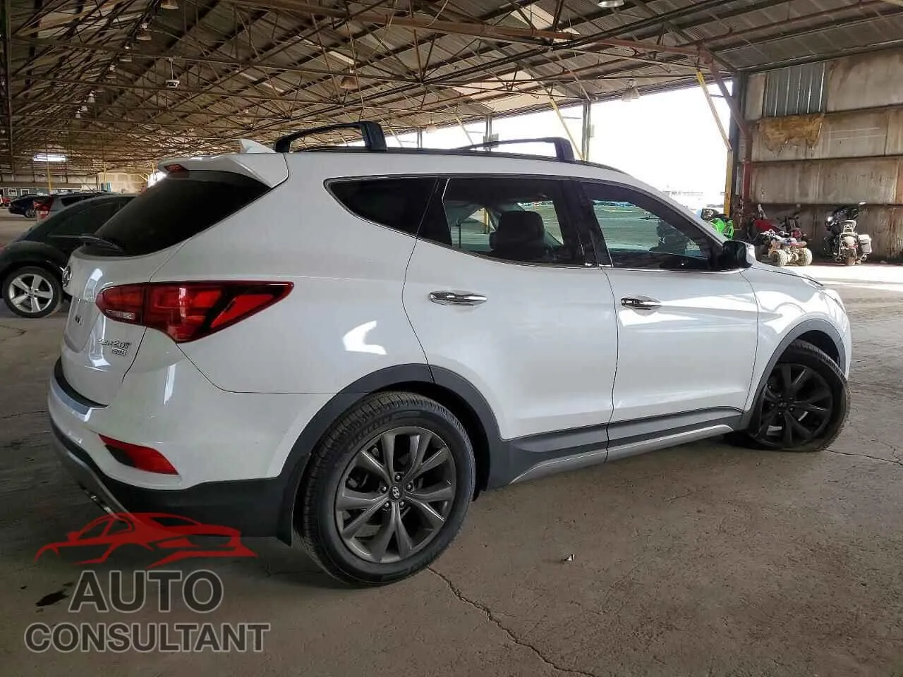 2018 HYUNDAI SANTA FE Damaged VIN 5XYZW4LA4JG527357 – side profile