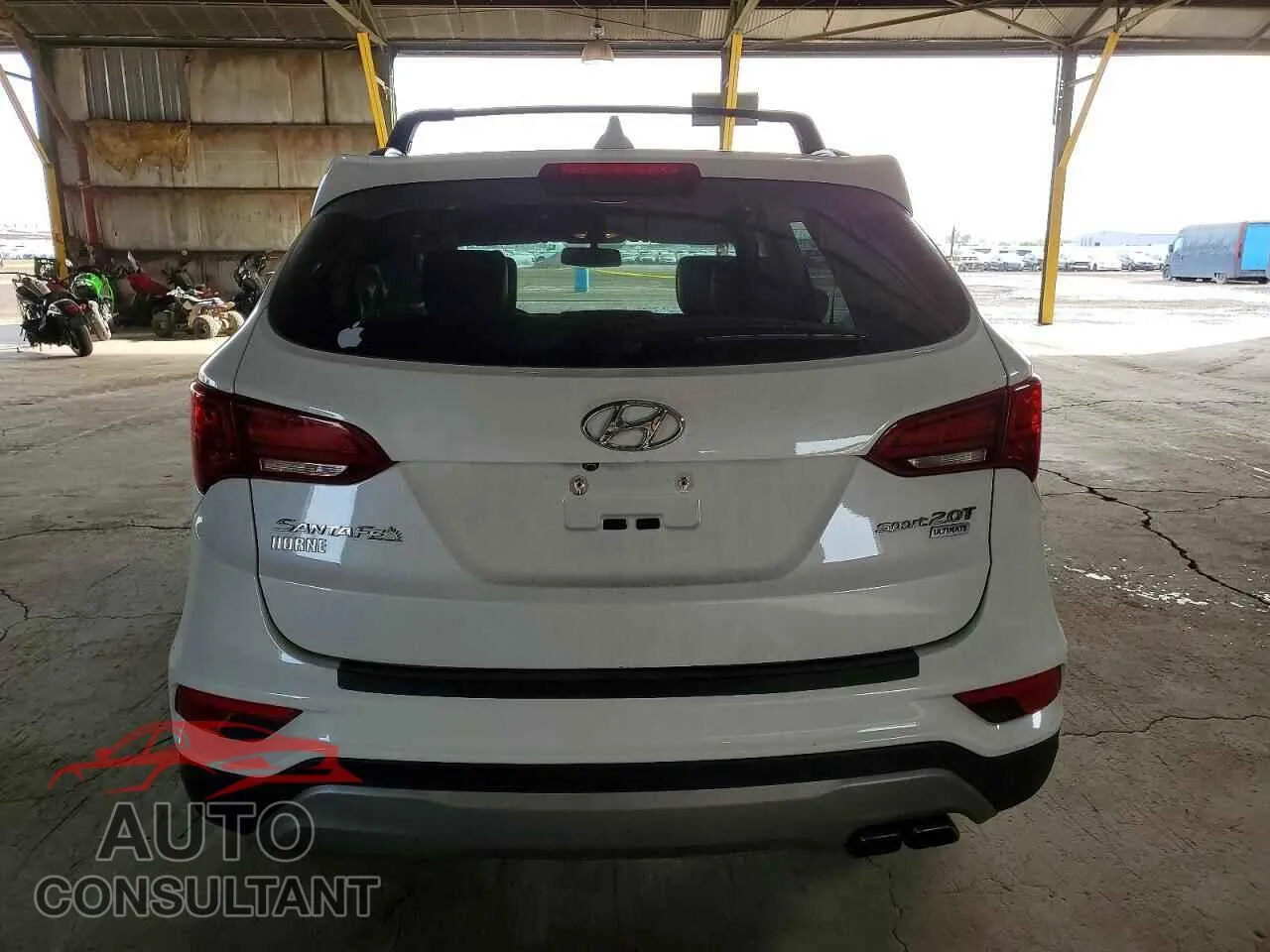 2018 HYUNDAI SANTA FE Damaged VIN 5XYZW4LA4JG527357 – engine bay