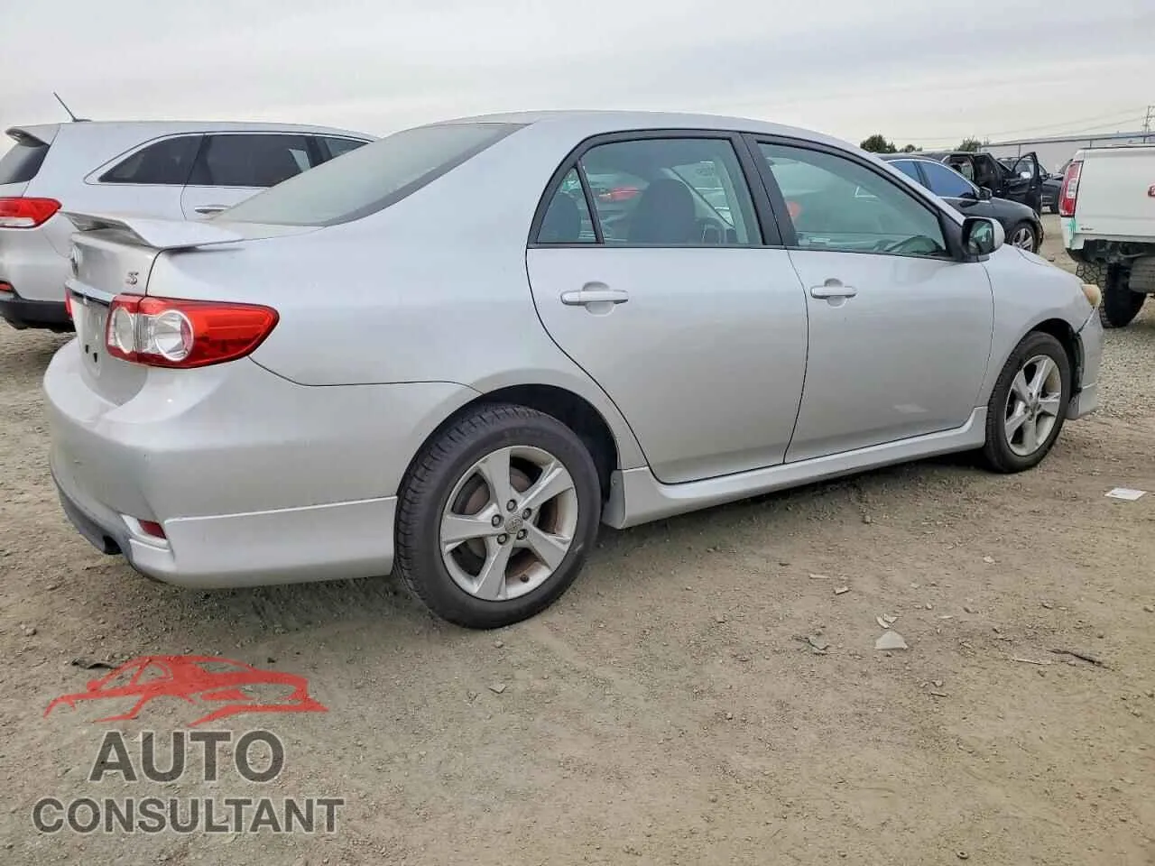 2012 TOYOTA COROLLA Damaged VIN 5YFBU4EE9CP013347 – side profile