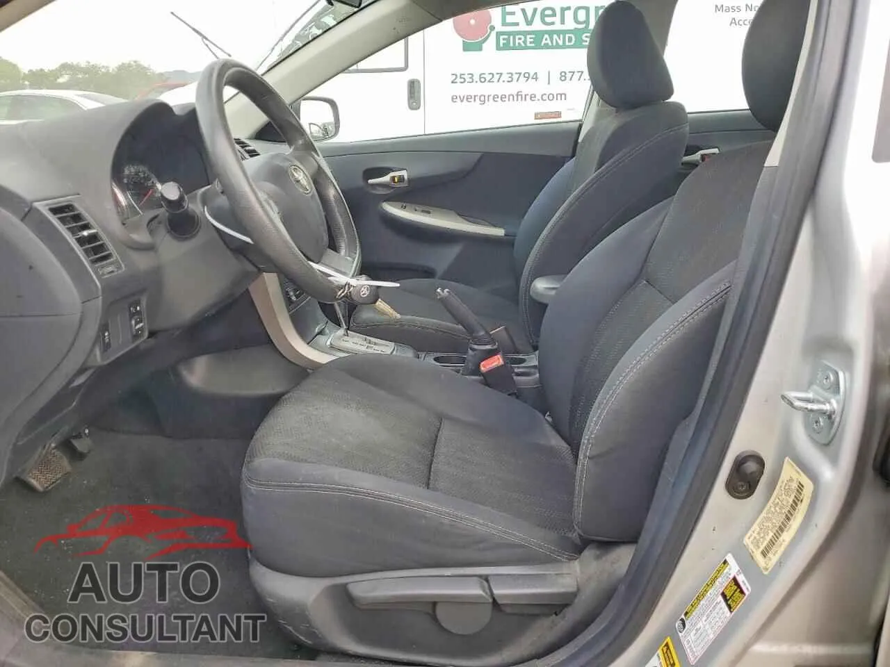 2012 TOYOTA COROLLA Damaged VIN 5YFBU4EE9CP013347 – exterior detail