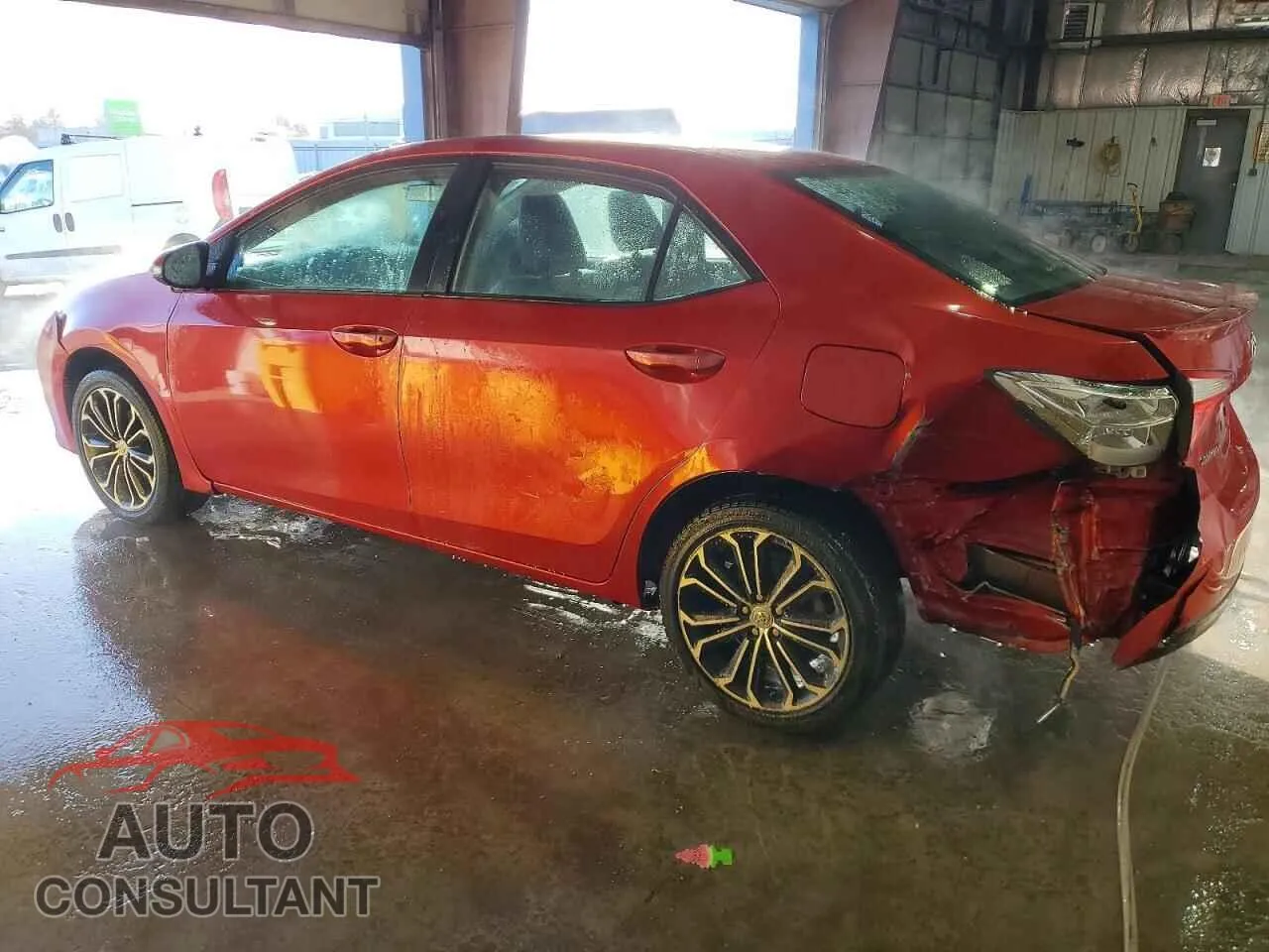 2015 TOYOTA COROLLA Damaged VIN 5YFBURHE4FP228406 – rear exterior