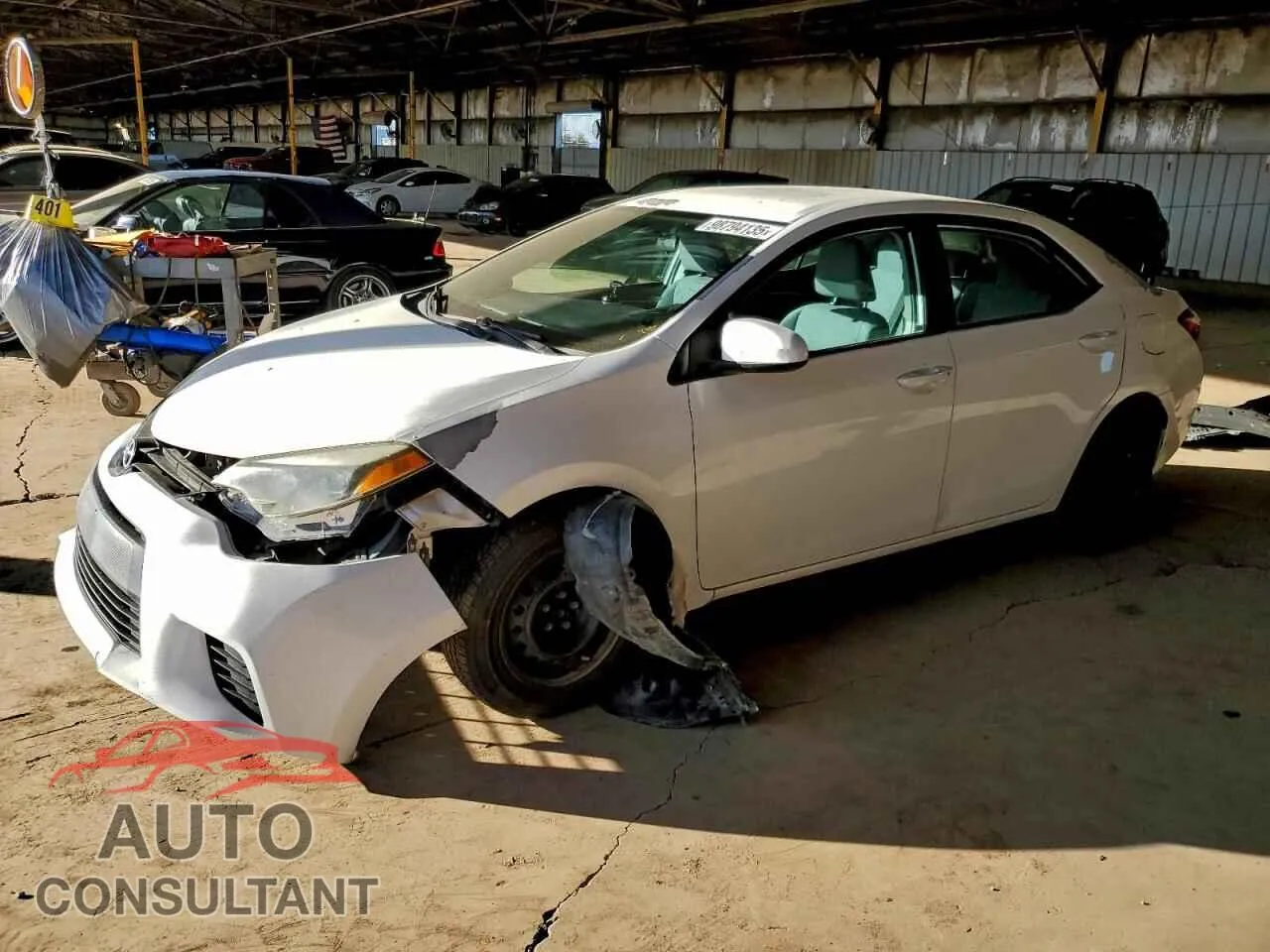 2016 TOYOTA COROLLA VIN 5YFBURHE4GP392496