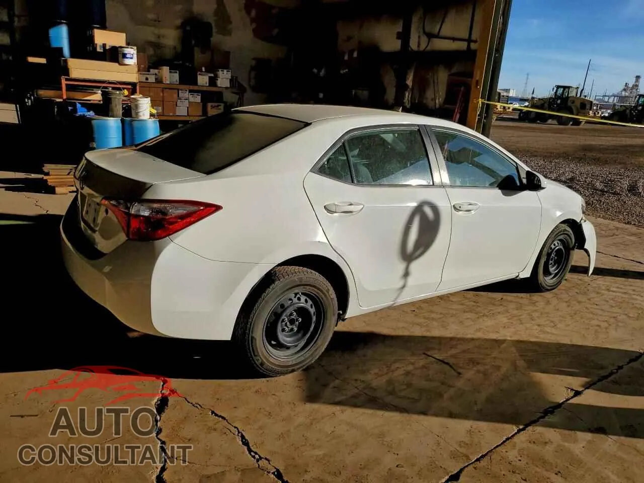 2016 TOYOTA COROLLA Damaged VIN 5YFBURHE4GP392496 – side profile