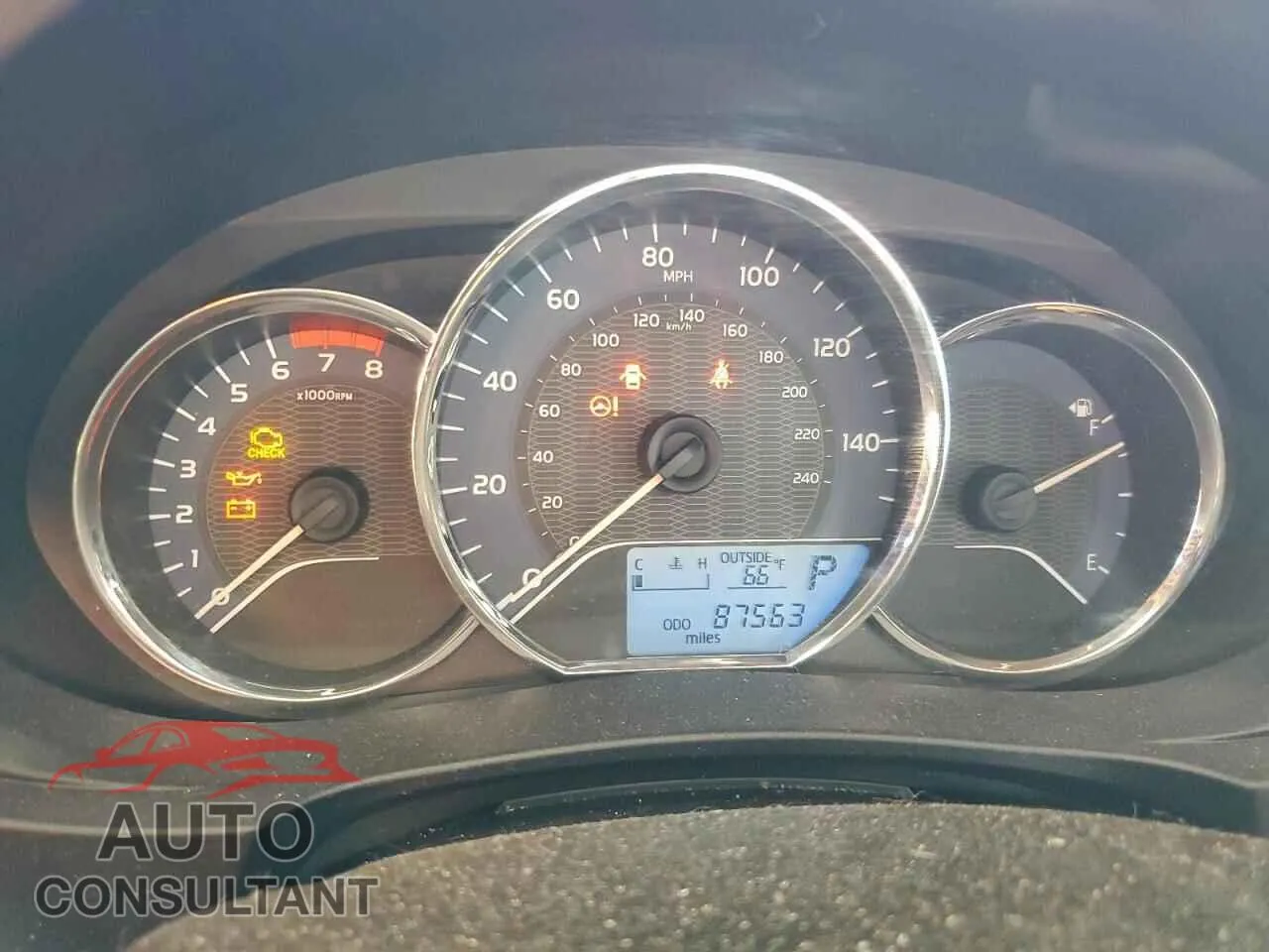 2016 TOYOTA COROLLA Damaged VIN 5YFBURHE4GP392496 – trunk area