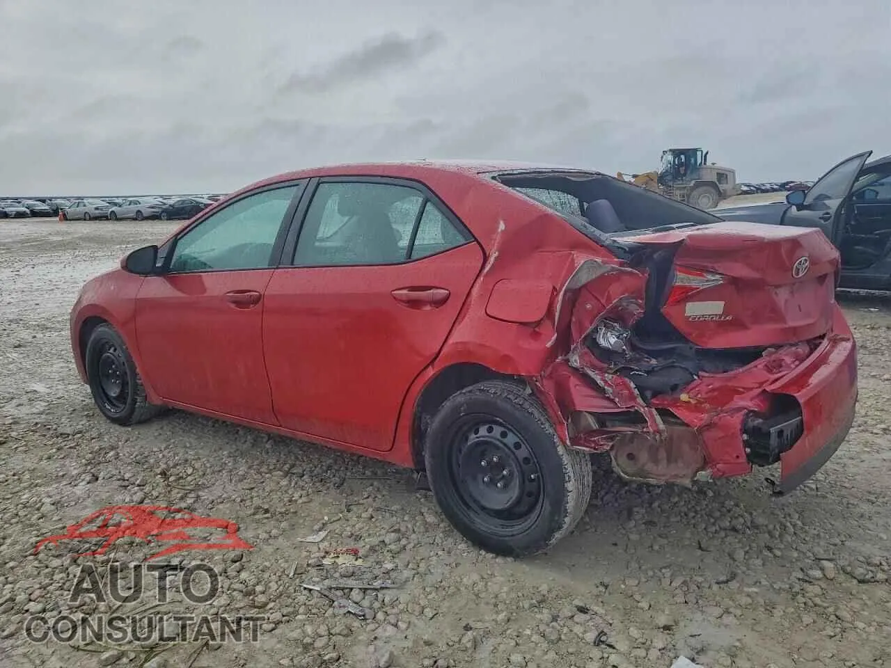 2015 TOYOTA COROLLA Damaged VIN 5YFBURHE9FP302712 – rear exterior