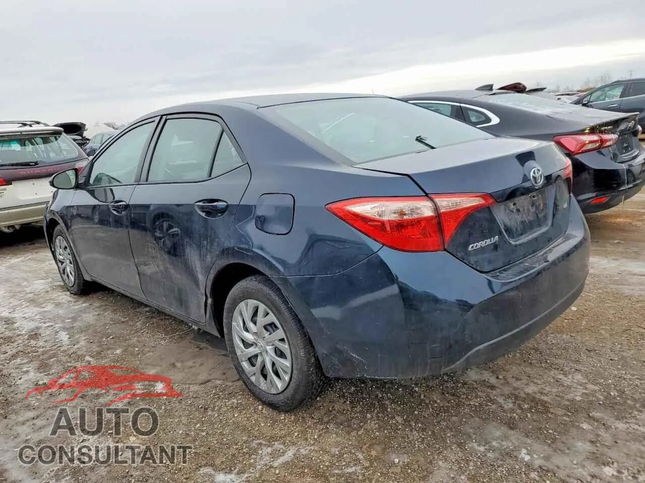 2017 TOYOTA COROLLA Damaged VIN 5YFBURHE9HP599614 – rear exterior