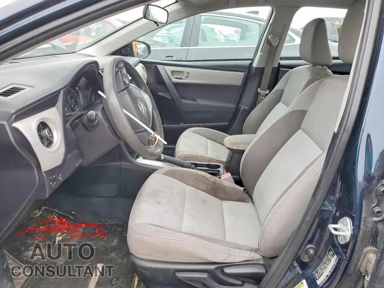 2017 TOYOTA COROLLA Damaged VIN 5YFBURHE9HP599614 – exterior detail