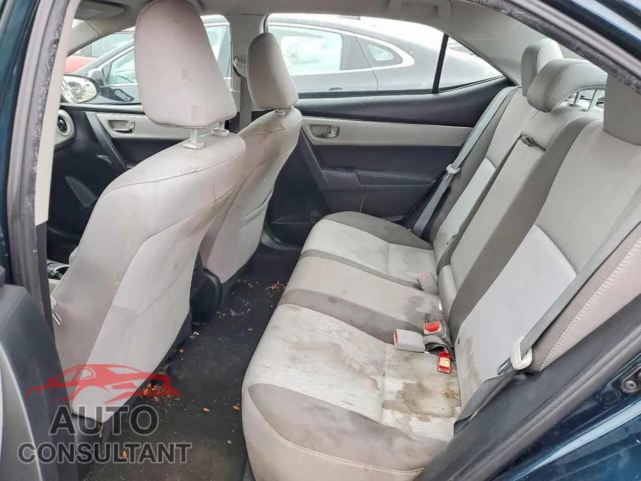 2017 TOYOTA COROLLA Damaged VIN 5YFBURHE9HP599614 – odometer reading