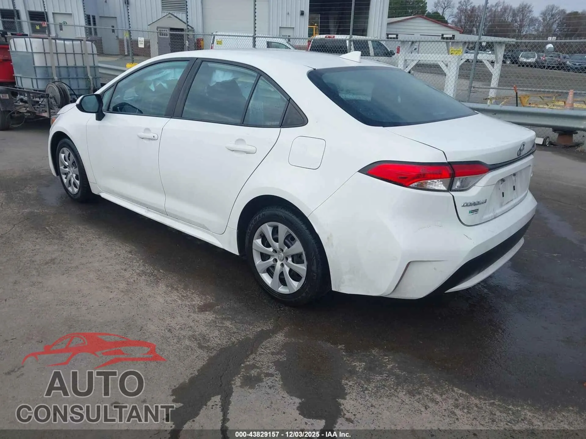 2022 TOYOTA COROLLA Damaged VIN 5YFEPMAE4NP334533 – side profile