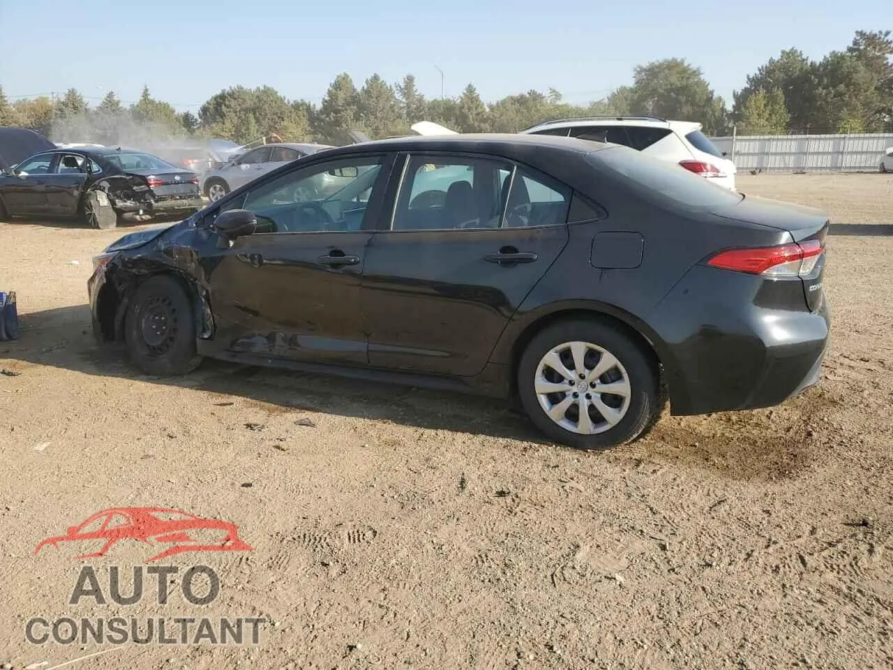 2022 TOYOTA COROLLA Damaged VIN 5YFEPMAE4NP340624 – rear exterior