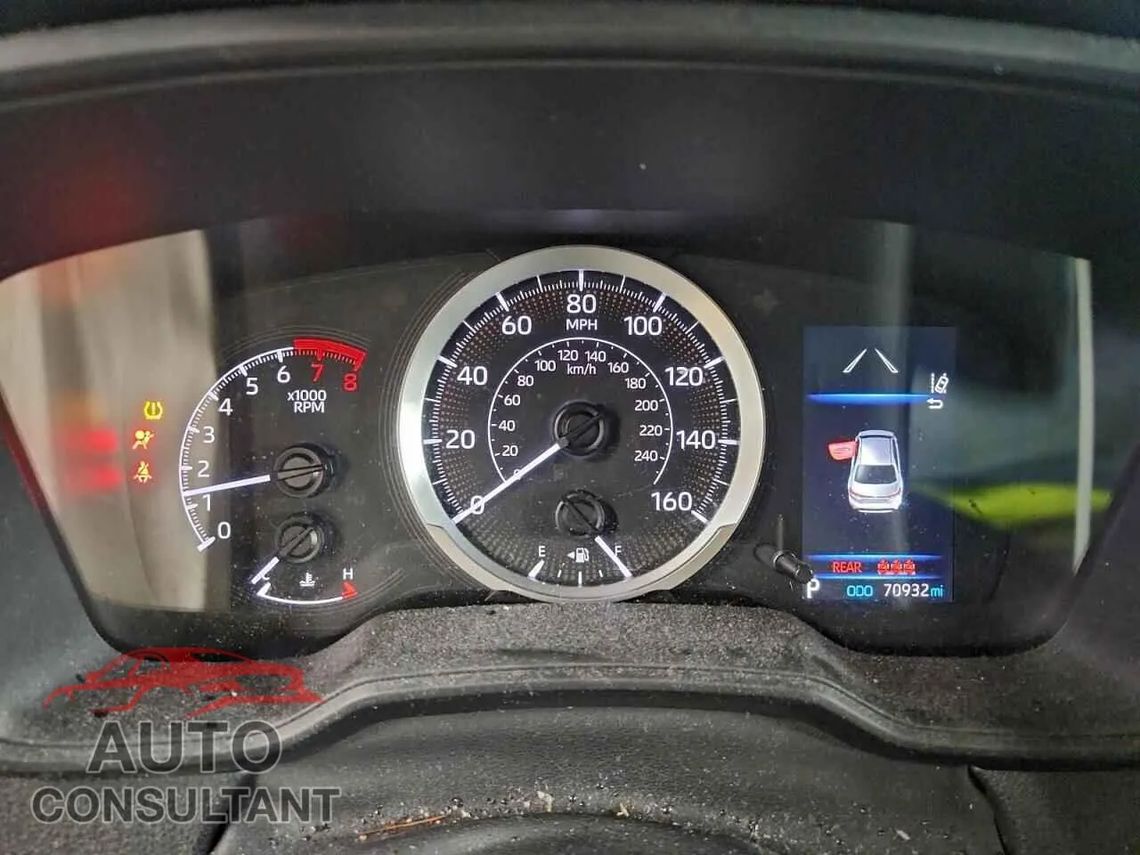 2021 TOYOTA COROLLA Damaged VIN 5YFEPMAE7MP209380 – trunk area