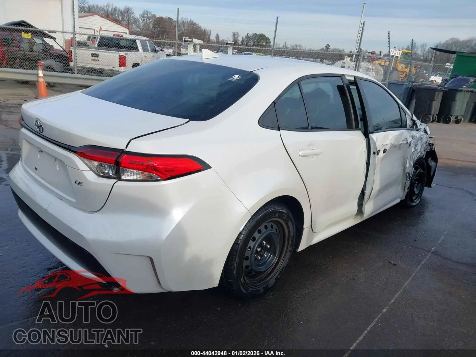 2020 TOYOTA COROLLA Damaged VIN 5YFEPRAE1LP114213 – dashboard