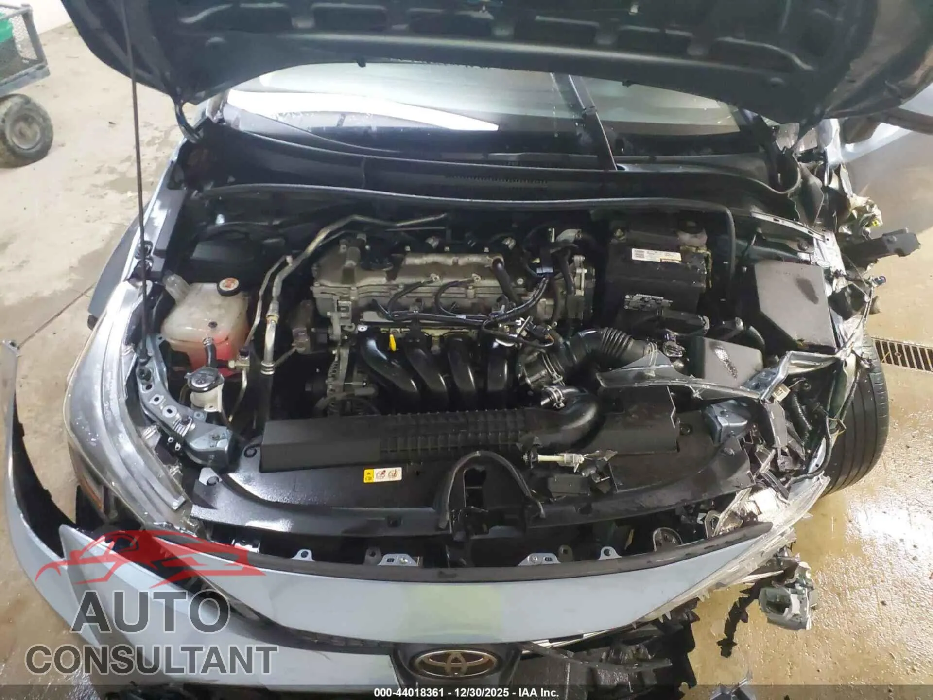 2020 TOYOTA COROLLA Damaged VIN 5YFEPRAE6LP062027 – odometer reading