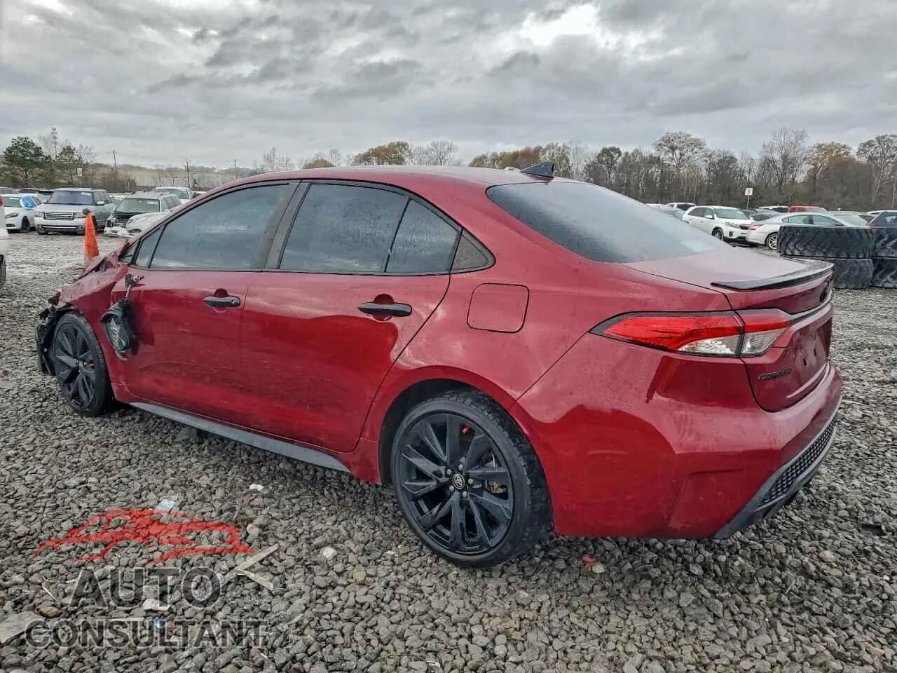2022 TOYOTA COROLLA Damaged VIN 5YFS4MCE4NP100465 – rear exterior