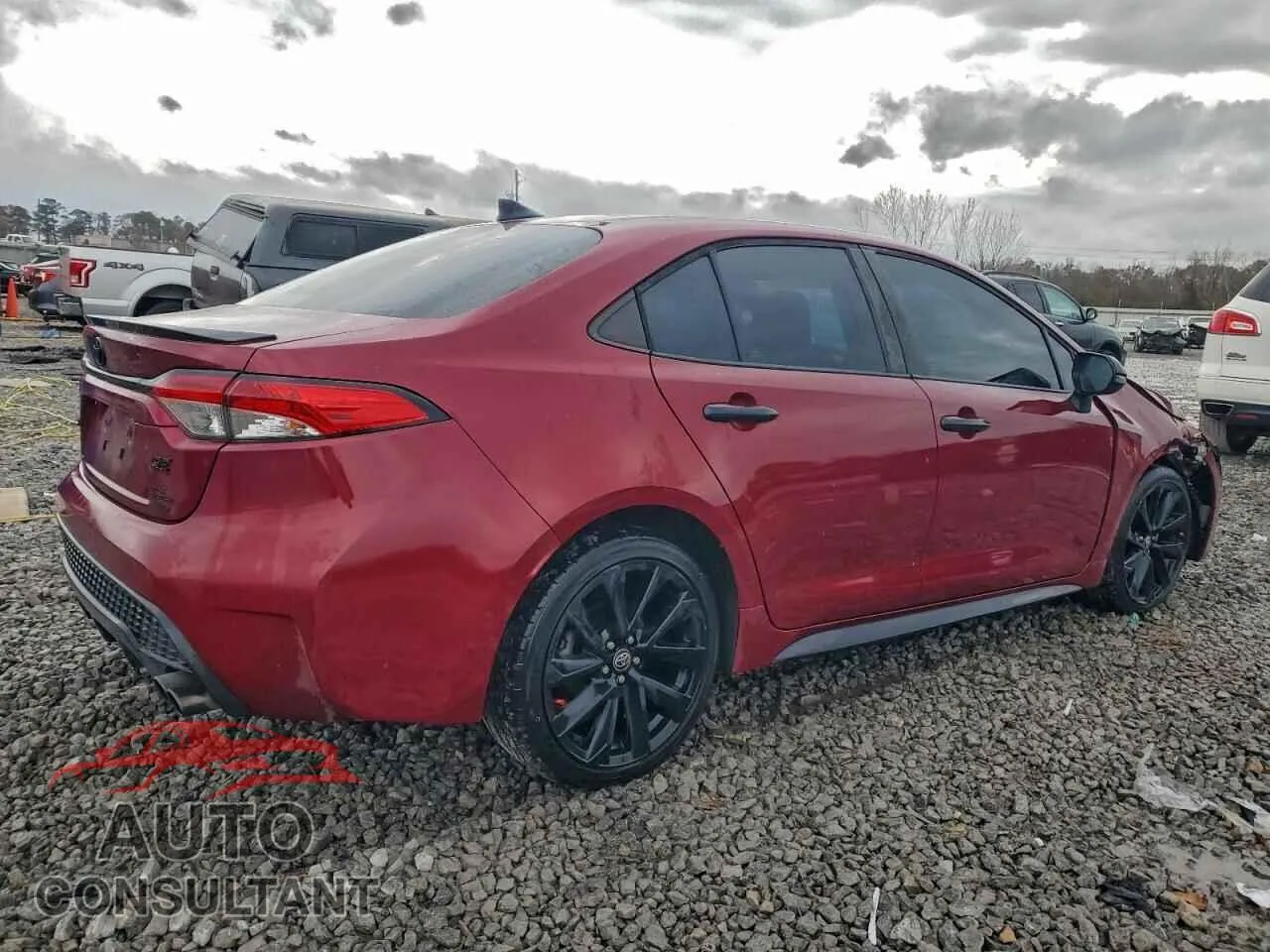 2022 TOYOTA COROLLA Damaged VIN 5YFS4MCE4NP100465 – side profile
