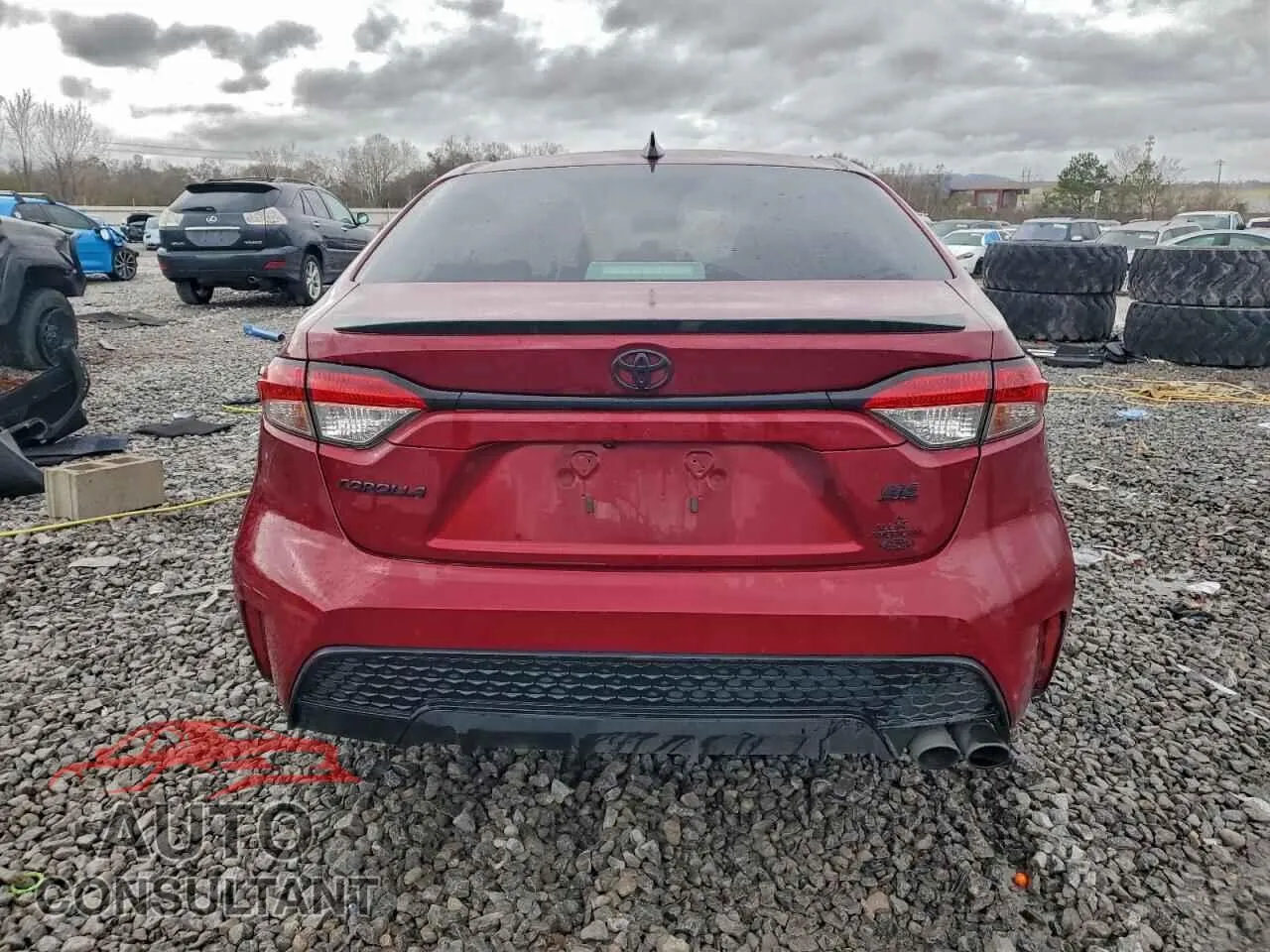 2022 TOYOTA COROLLA Damaged VIN 5YFS4MCE4NP100465 – engine bay
