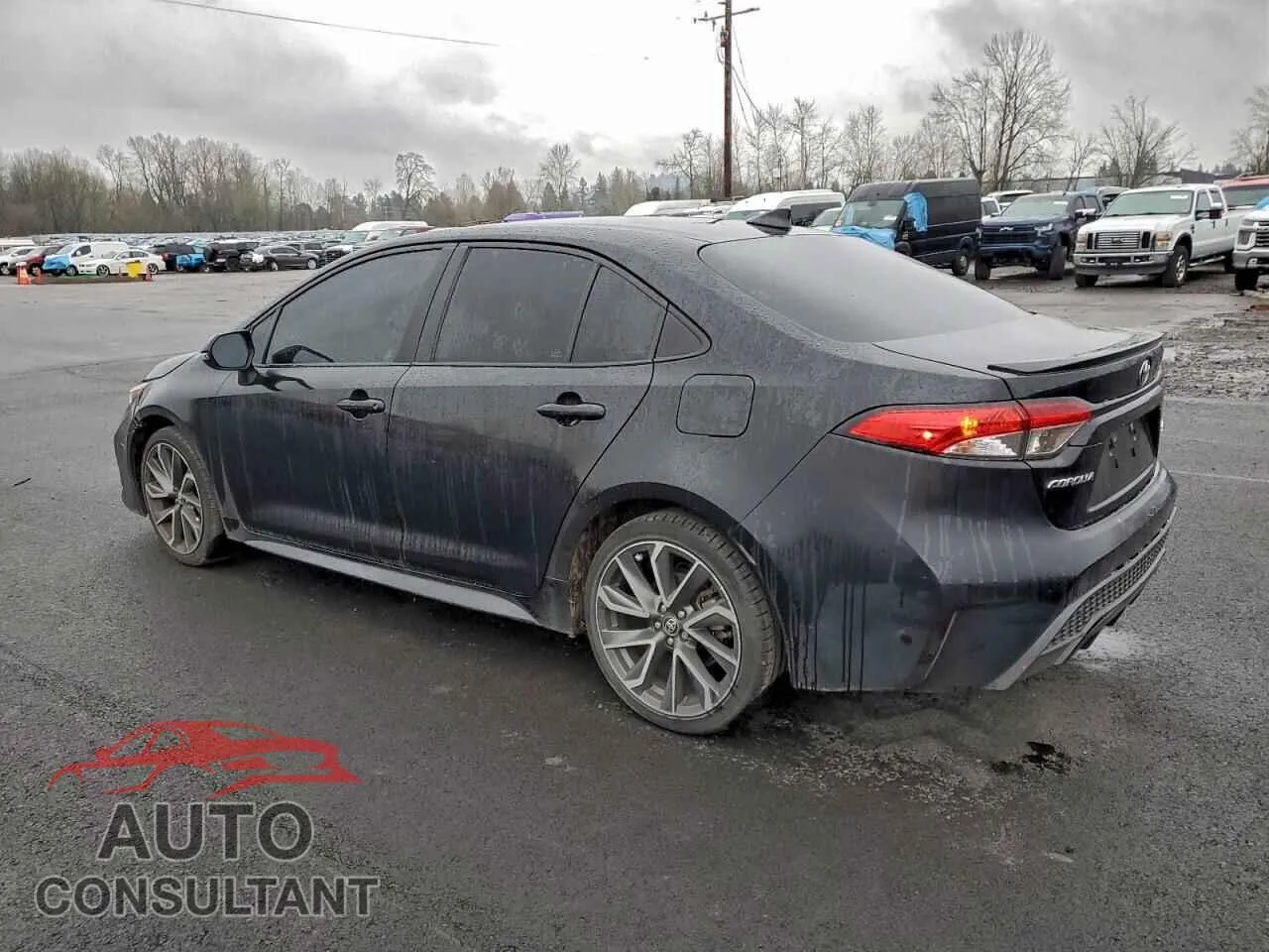 2021 TOYOTA COROLLA Damaged VIN 5YFS4MCEXMP095965 – rear exterior