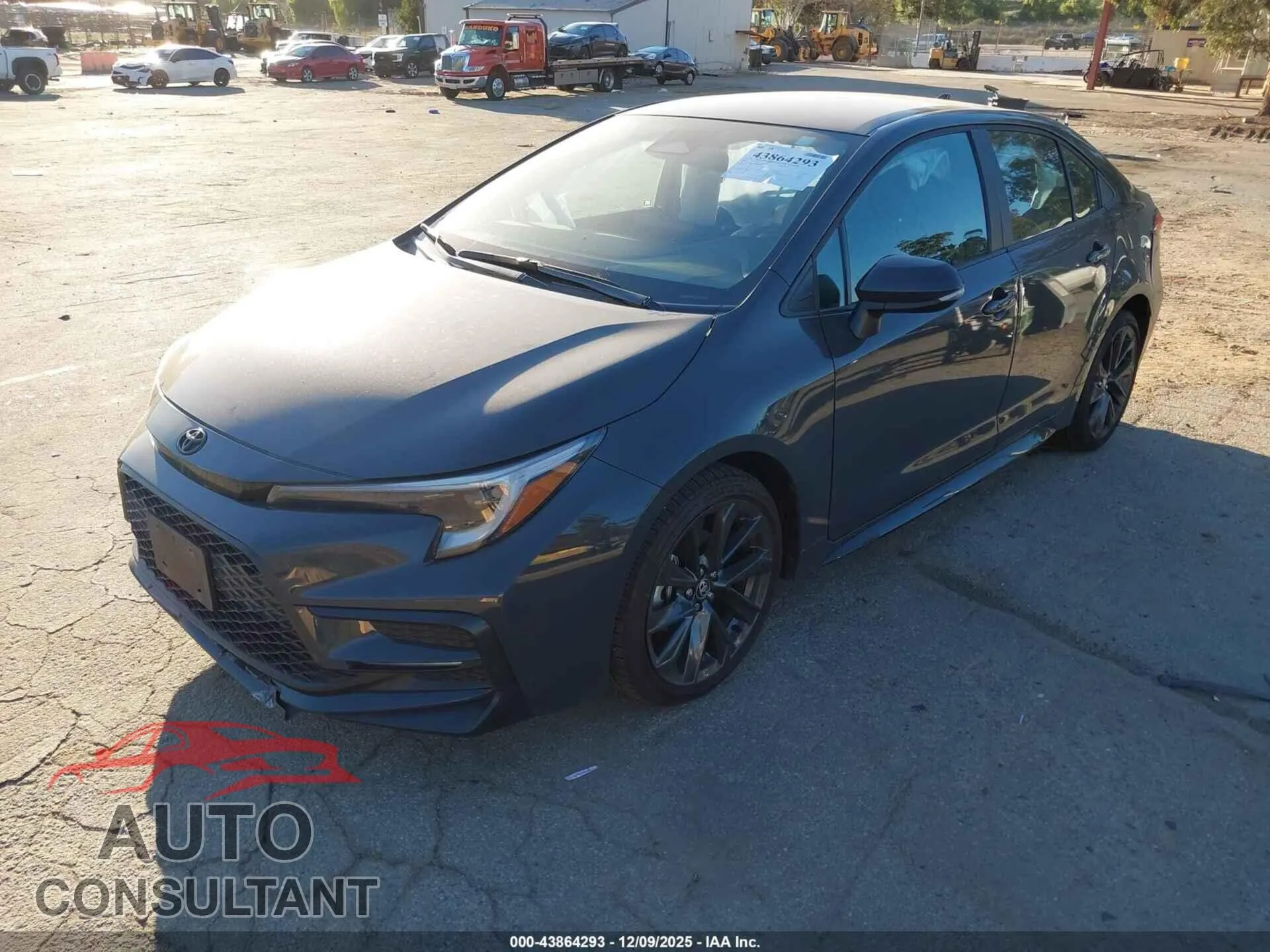 2025 TOYOTA COROLLA Damaged VIN 5YFS4MCEXSP237261 – rear exterior