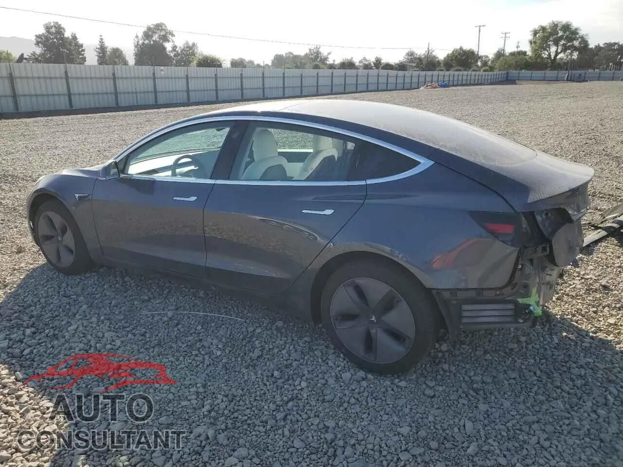 2020 TESLA MODEL 3 Damaged VIN 5YJ3E1EA1LF717857 – rear exterior