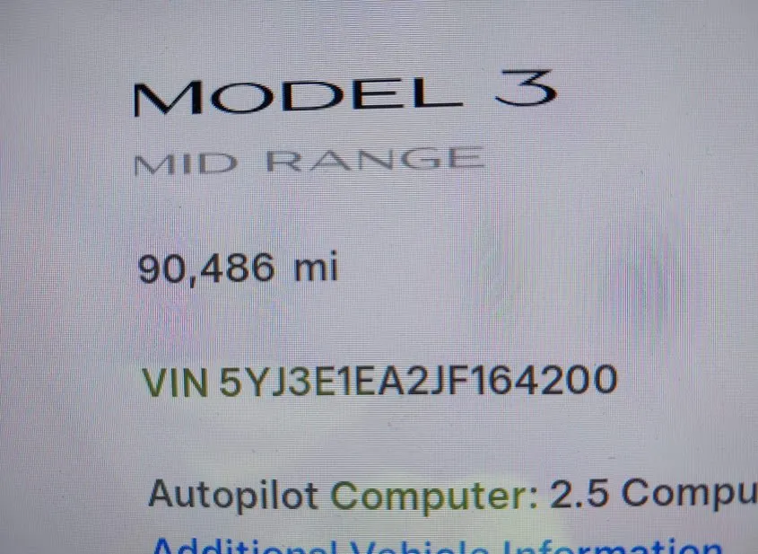 2018 TESLA Model 3 Used VIN 5YJ3E1EA2JF164200 – photo 16