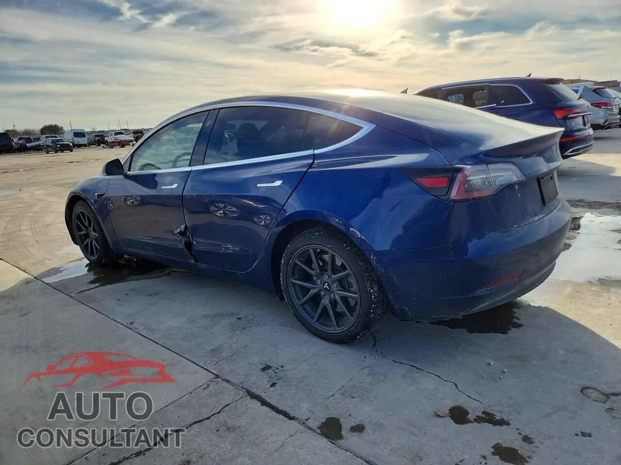 2019 TESLA MODEL 3 Damaged VIN 5YJ3E1EA2KF425052 – rear exterior