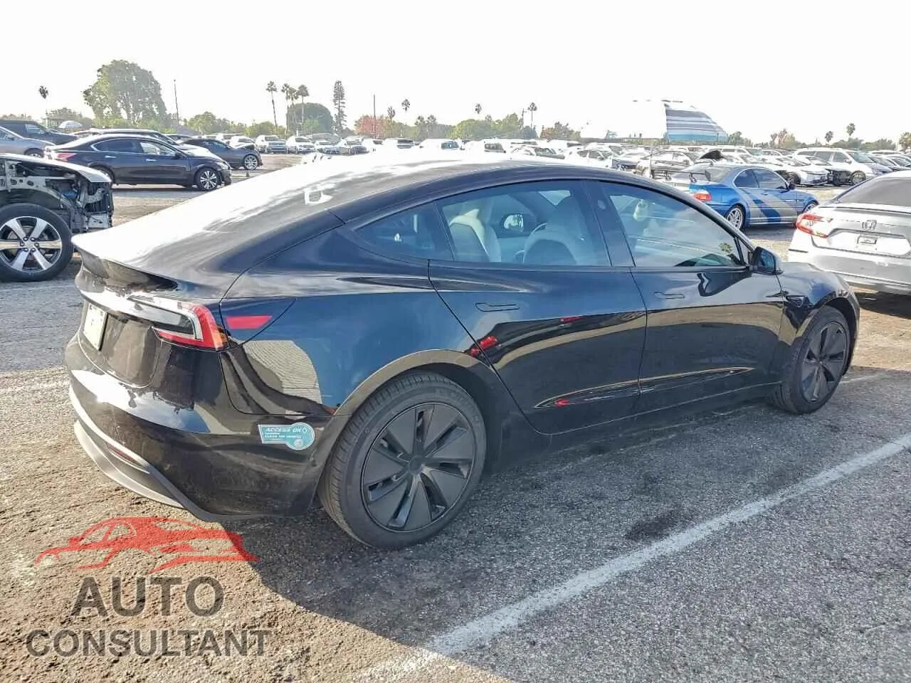 2025 TESLA MODEL 3 Damaged VIN 5YJ3E1EA6SF969571 – side profile