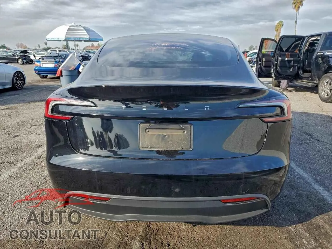 2025 TESLA MODEL 3 Damaged VIN 5YJ3E1EA6SF969571 – engine bay
