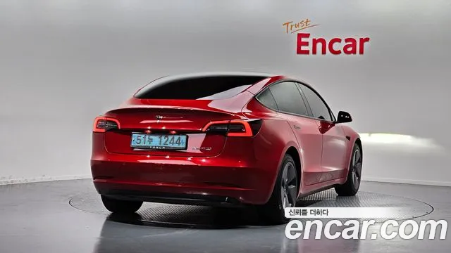 2022 Tesla Model 3 RWD Sold VIN 5YJ3E1EA7NF305235 – exterior detail