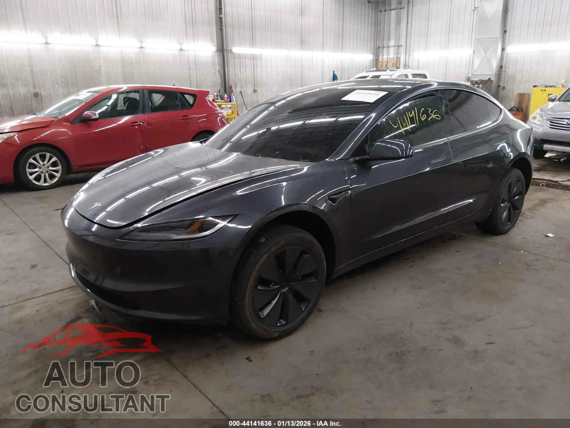 2025 TESLA MODEL 3 Damaged VIN 5YJ3E1EA8SF010446 – rear exterior